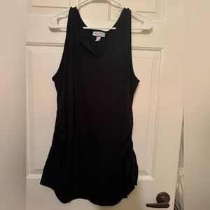 ISABEL MATERNITY by Ingrid & Isabel Tunic Ribbed Black womens size XXL